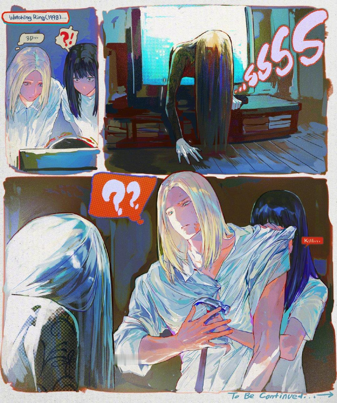 #坂本days# 神神迴&大佛！x：carL__4神佛cp在漫画里的互动也是超级