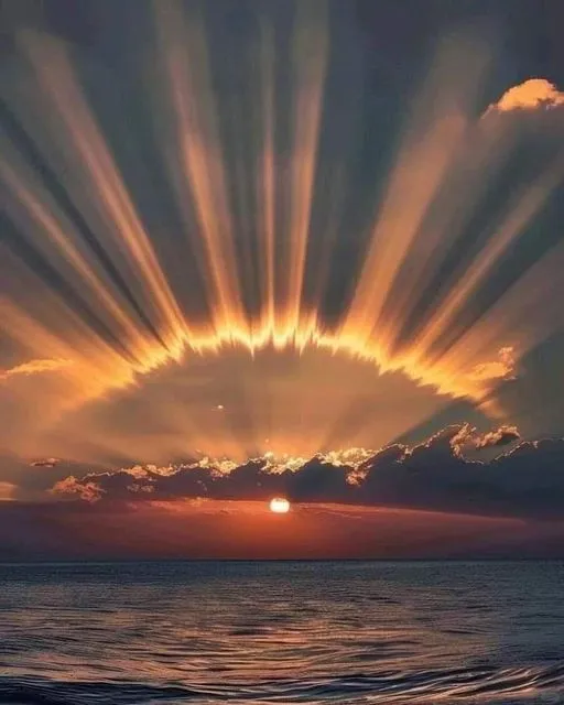 美图欣赏——海边落日