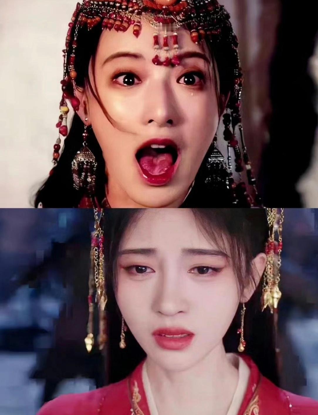 鞠婧祎和彭小苒一对比，演技高下立见 ​​​