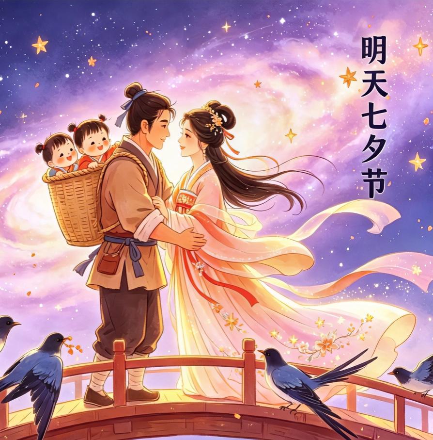 明天七夕节了，提到七夕，很多人第一反应就是中国情人节。

但古时候七夕原名乞巧节