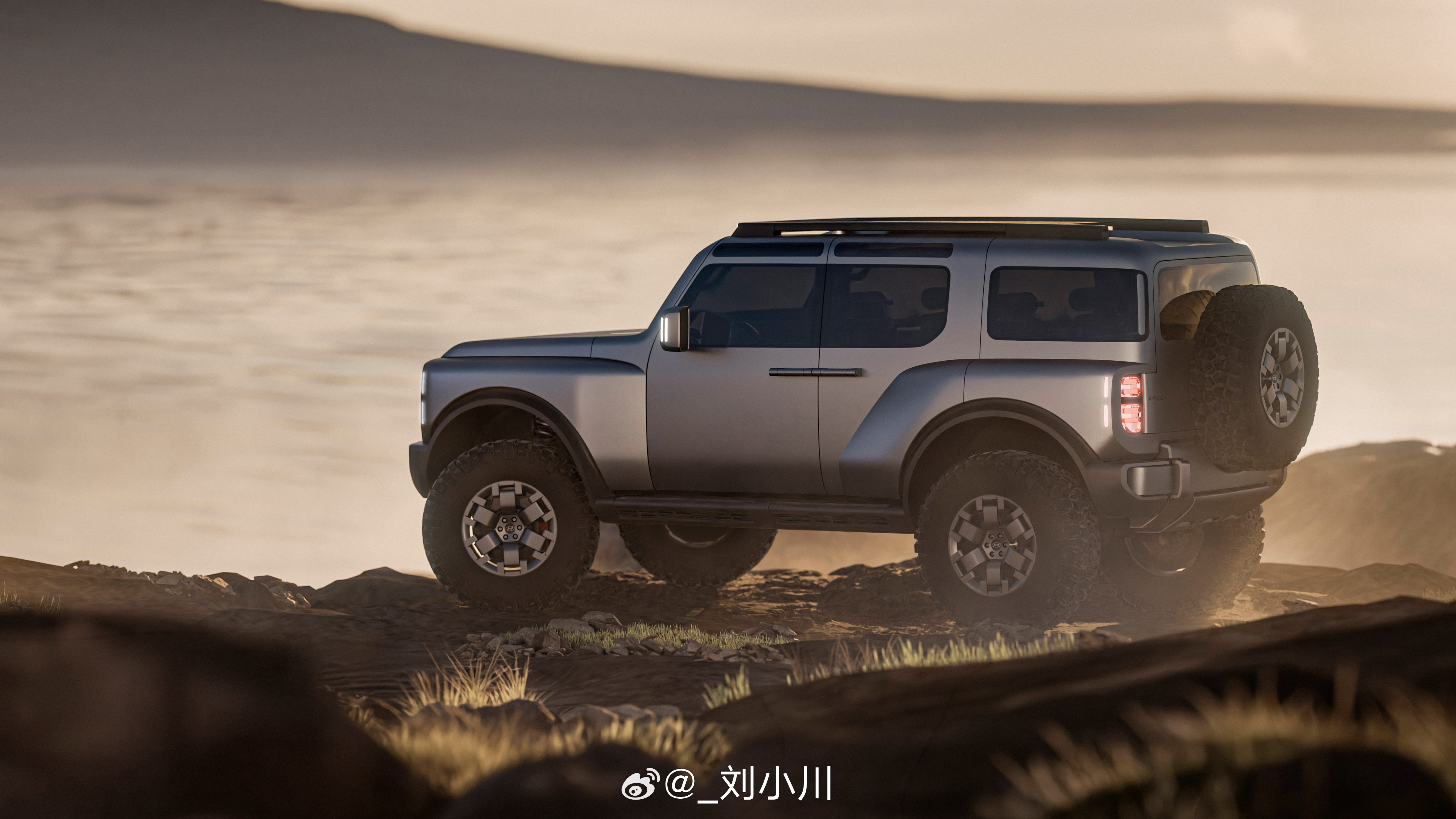 现代全新越野概念车Boulder 附上一组现代全新越野概念车Boulder【高清