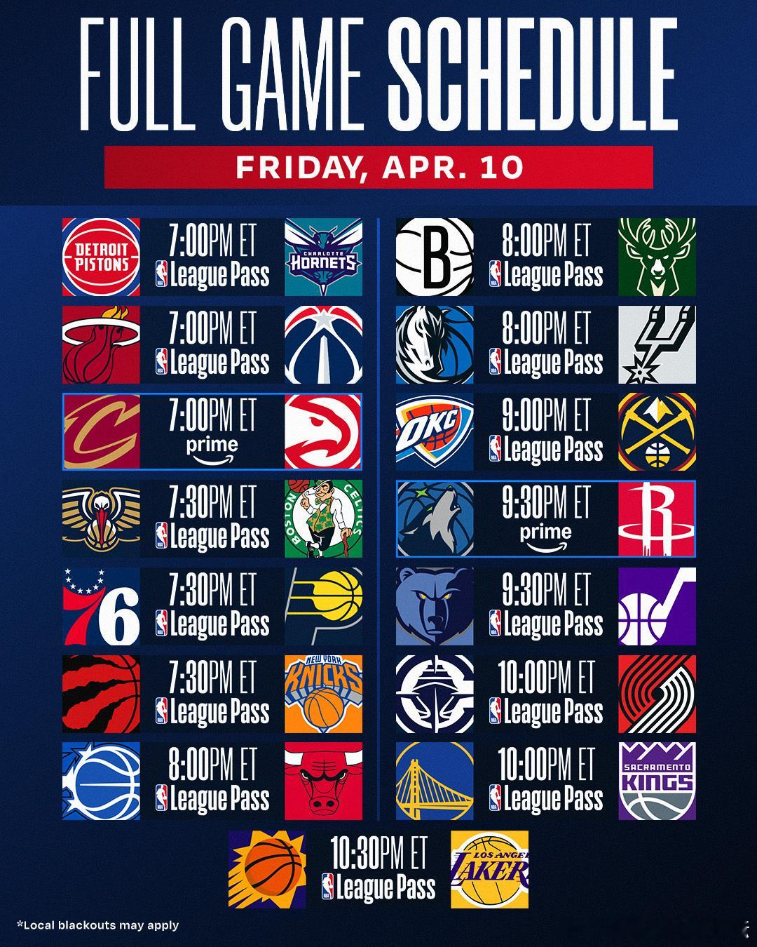 今天超级比赛日，所有球队都有比赛！重点赛事：火箭森林狼，掘金雷霆，太阳湖人直播看