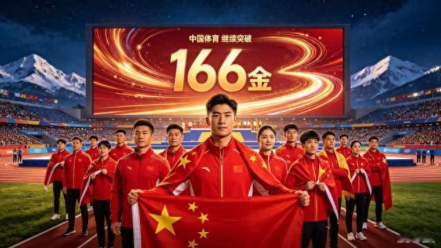 166金！中国队打破尘封20年境外亚运纪录