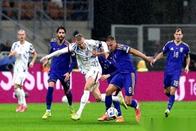 笑死，主场被挪威灌了个1比4，赛前加图索还在那儿叭叭个没完，说世界杯给欧洲的名额