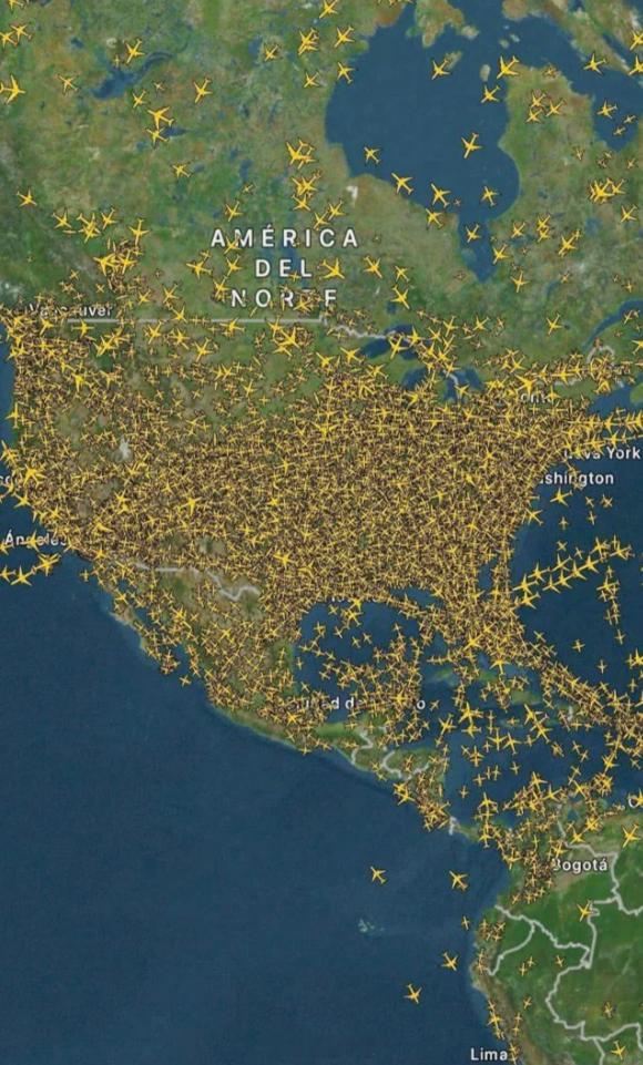 a股  美国版春运Air traffic in the US just befo