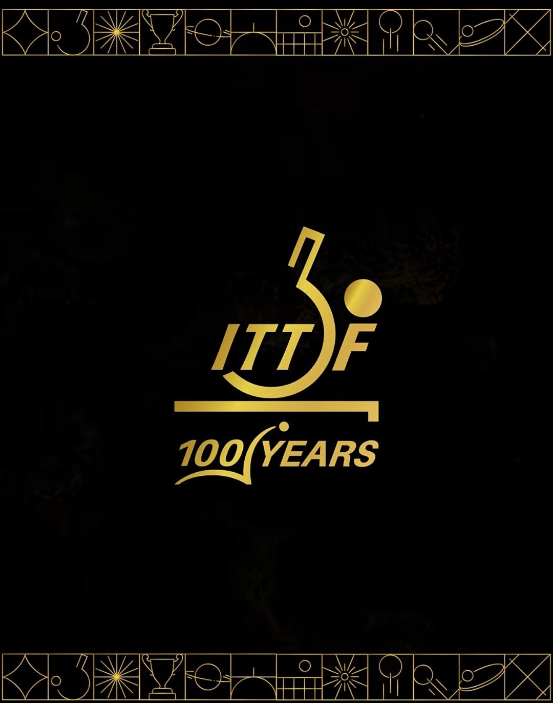 国际乒联2026年成立百年专属logo期待伦敦世乒赛（还有117天） 