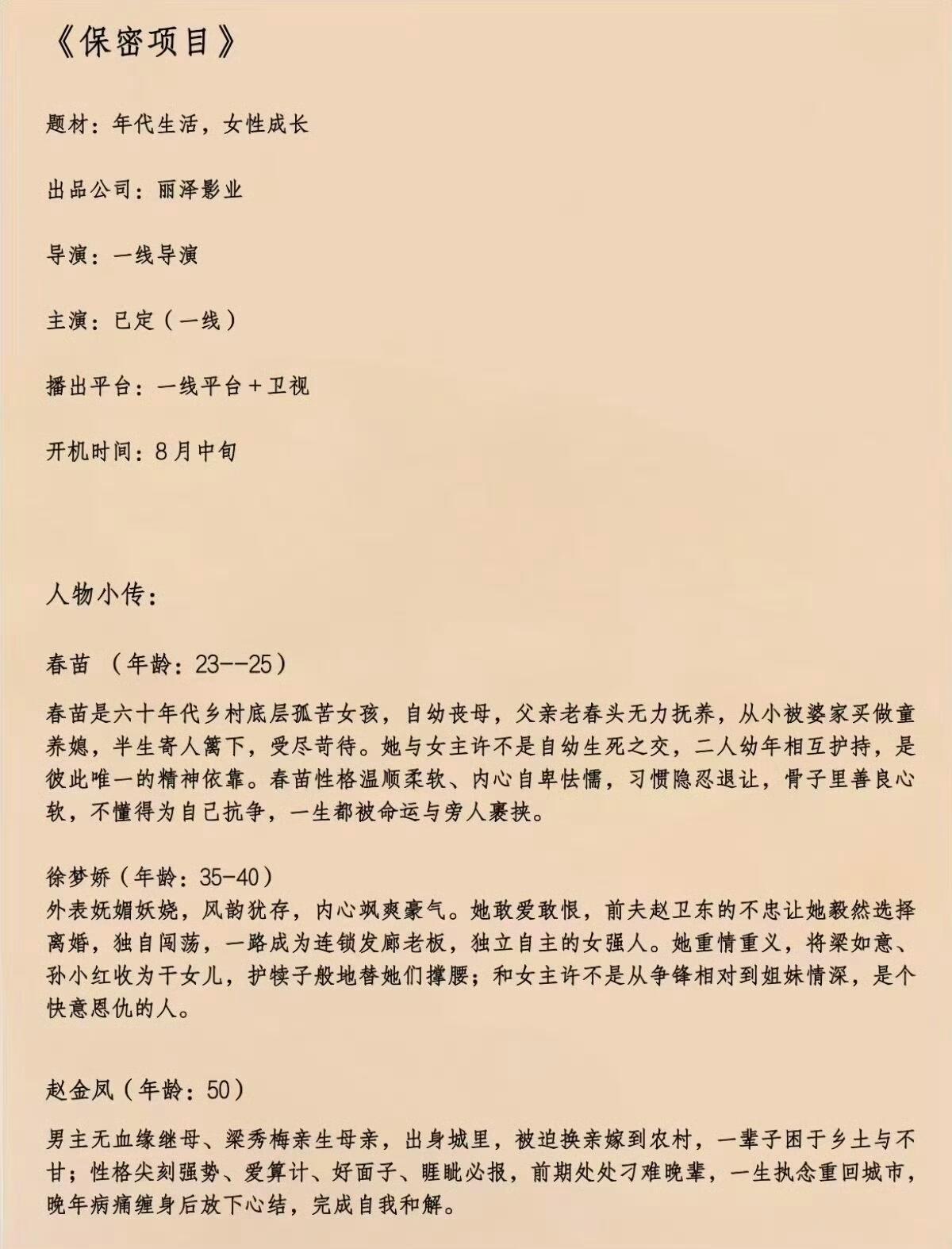 网传电视剧《柿柿如意》组讯：张子枫、张晚意电视剧《柿柿如意》组讯主演：张子枫、张