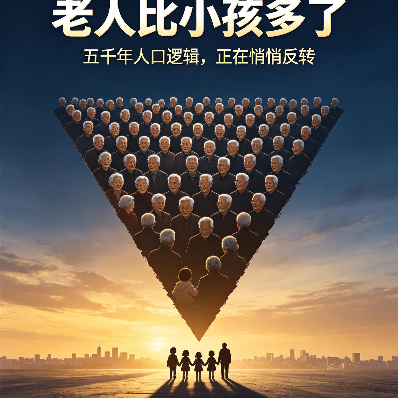 人类史上首次！老人比小孩多了，人类五千年变局：世界终于不再“代代新生”
人类文明