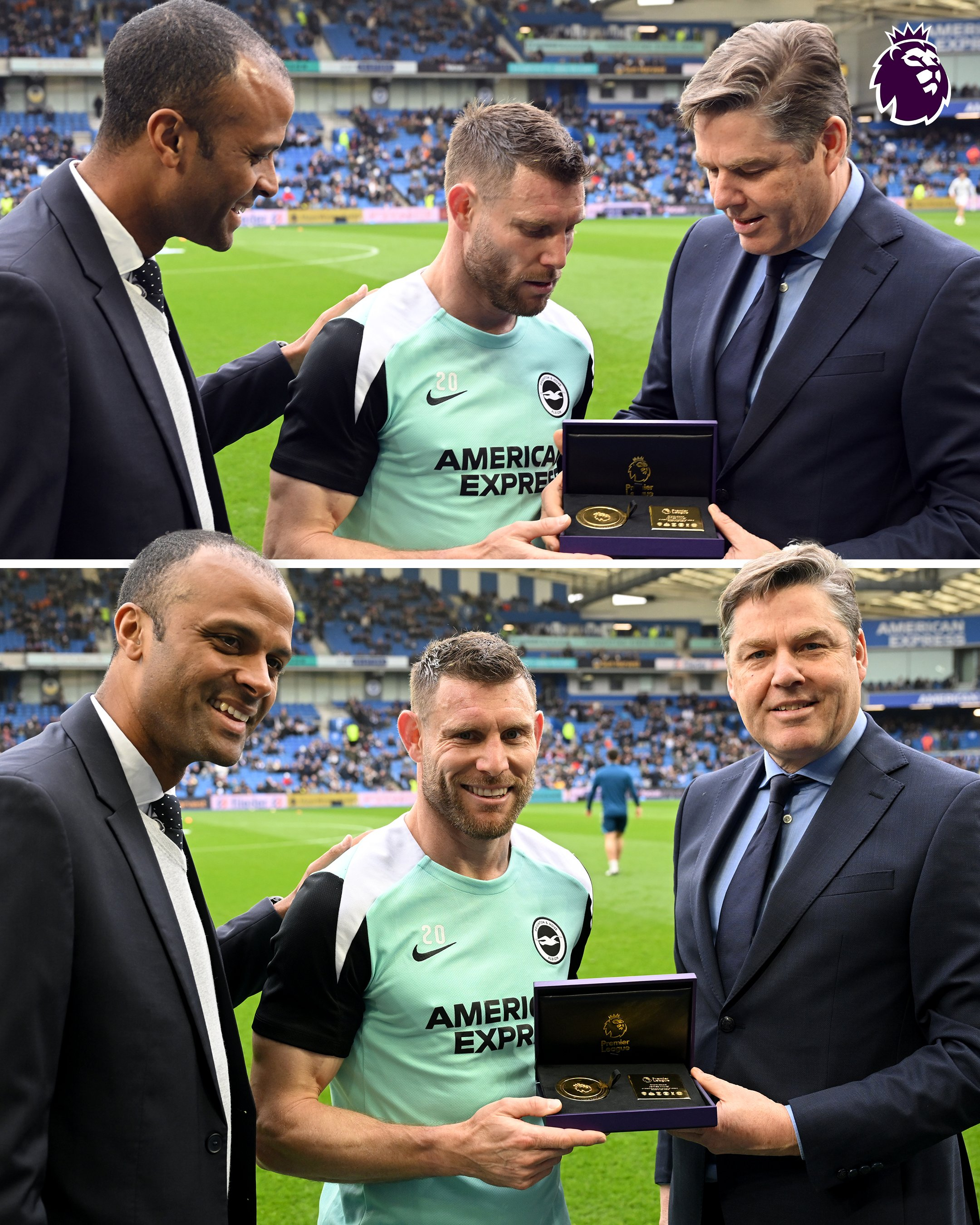 英超颁发奖章 