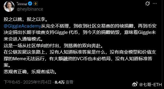 GIGGLE这个真的是太刺激了何一奶了一口之后行情如昨天一致一根线拉上去，那么接