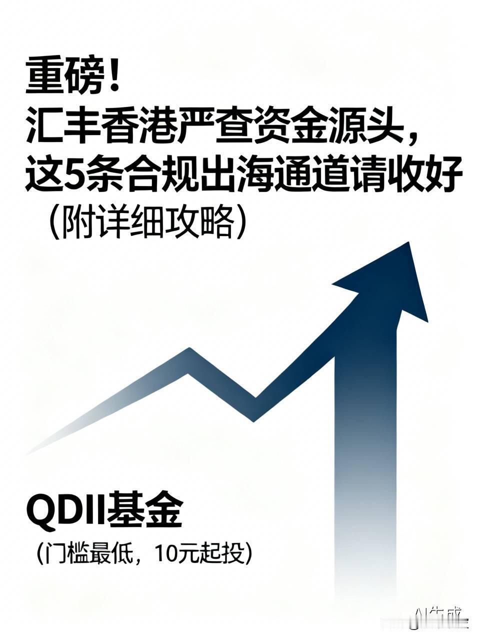 重磅！汇丰香港严查资金源头，这5条合规出海通道请收好（附详细攻略）

  汇丰香