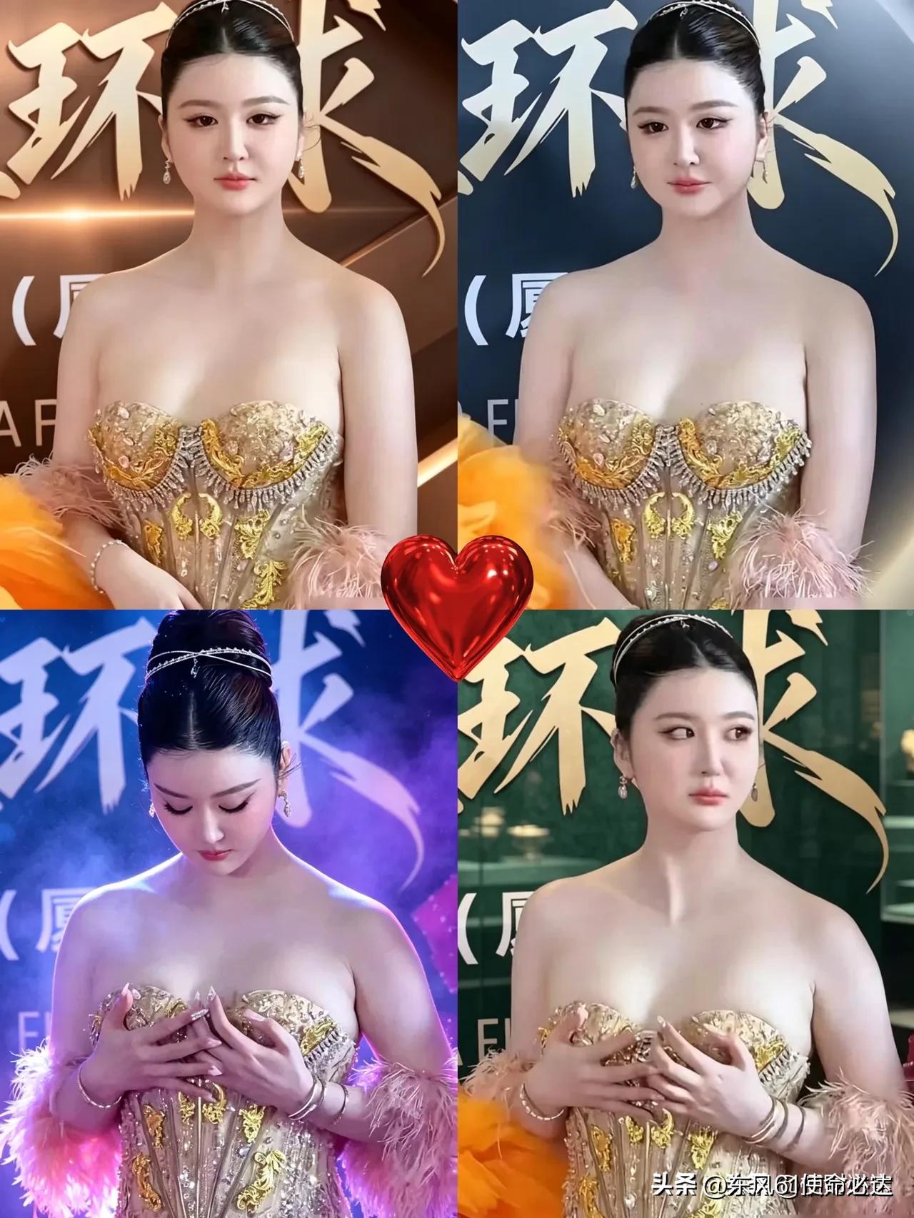 183的身高，穿的布料还没巴掌大，全程手就没放下来过。
国际世界小姐陈蕾娜，舞台