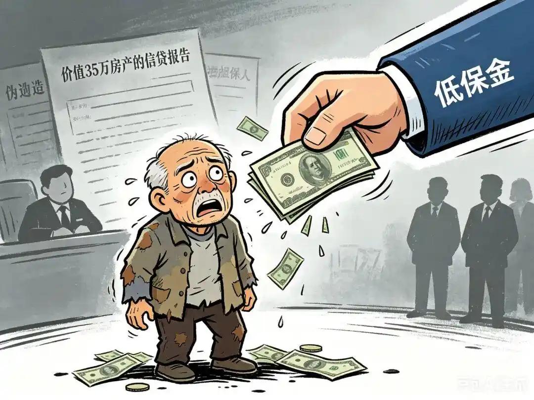 一个60岁的文盲低保老人，莫名其妙背上20万贷款，钱到账当天就被转走，他的低保金