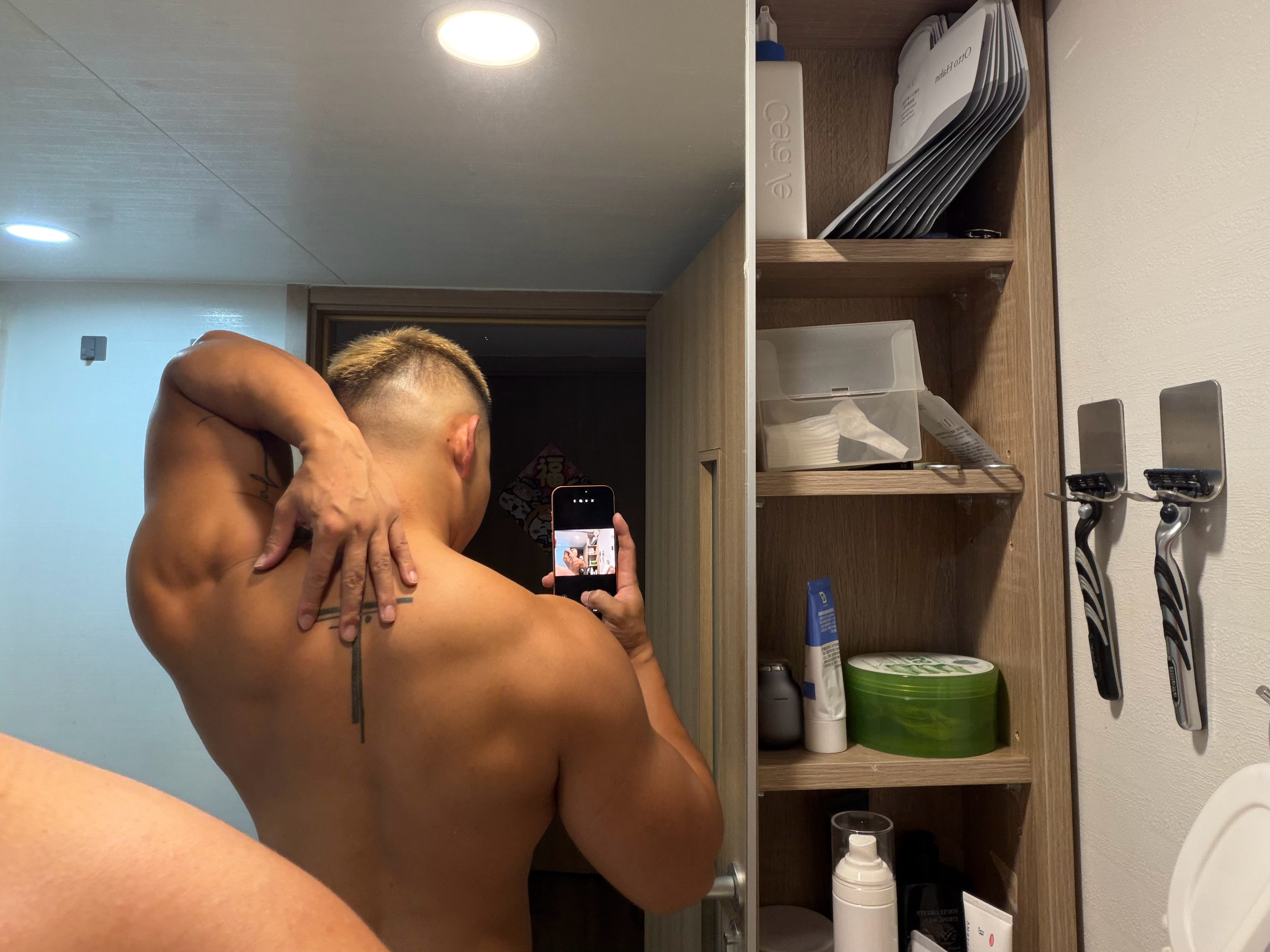 是真搓不到自己的后背