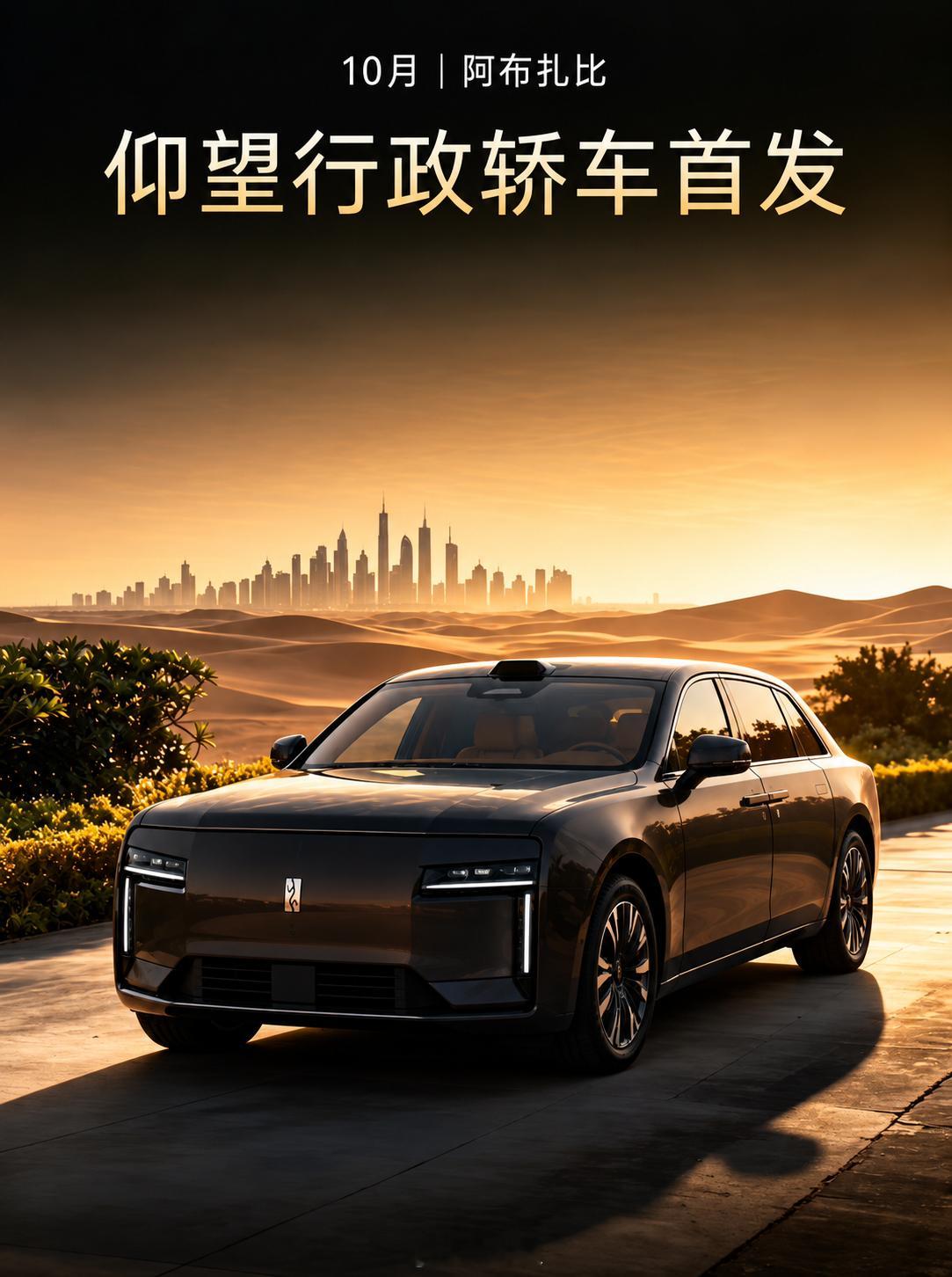 仰望的行政轿车要来了，我做了个图2的假想图，如果长这样的话大家觉得好看吗？ ​​