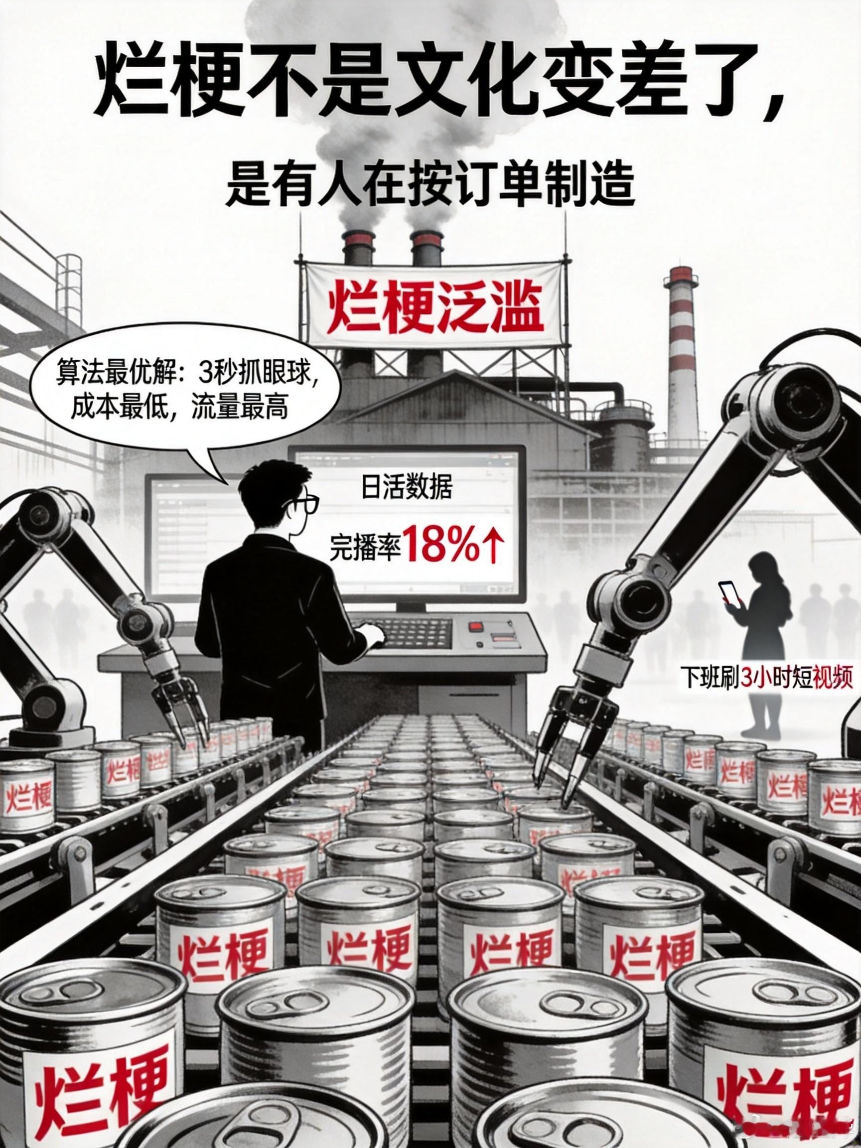 今天人民日报点名批评"烂梗泛滥"，我注意到一个有意思的现象——很多人都在说"早该