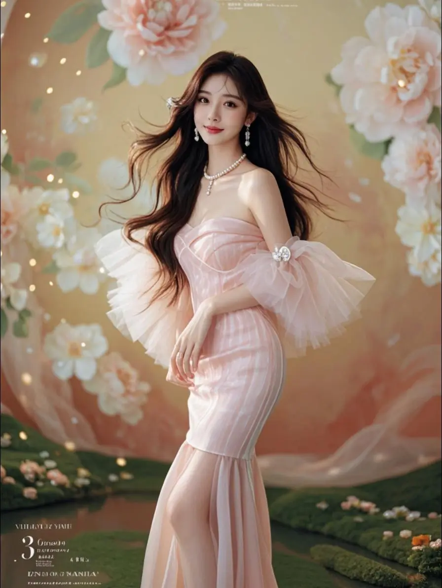 AI柔裙华影 原来ai写真可以这么美 人生总得有一套ai写真吧 谁拍谁...