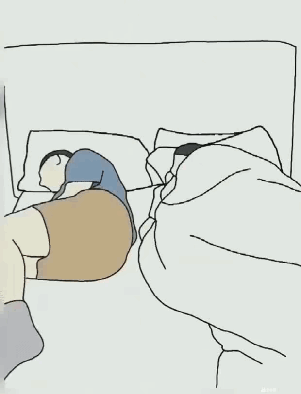 图一：说没有帮忙盖被子吧，确确实实帮忙了！说盖了吧，又好像什么都没有。
图二：小