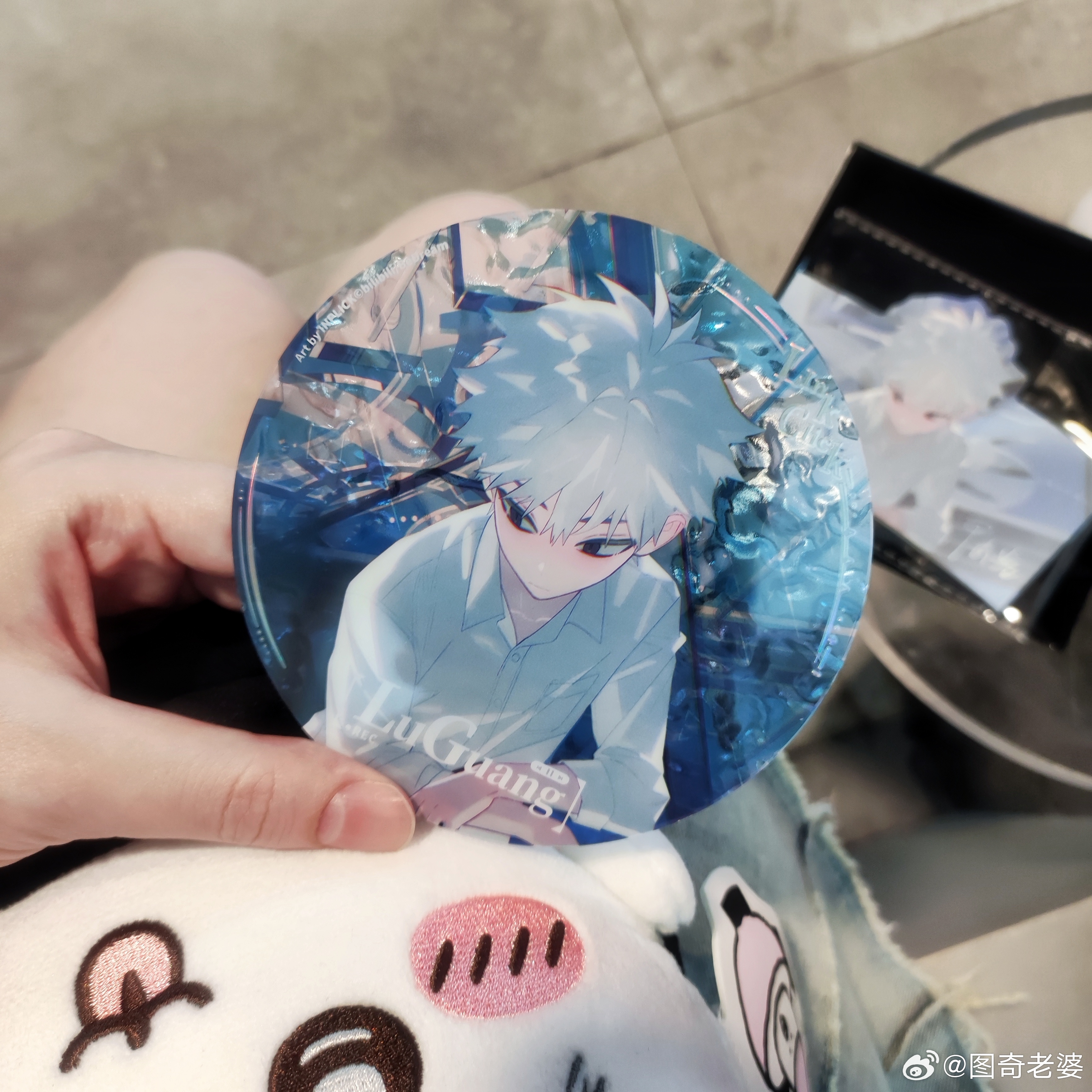 抽到了光光 🐾 吃了川菜 龙餐厅也很好看 幸福～ 