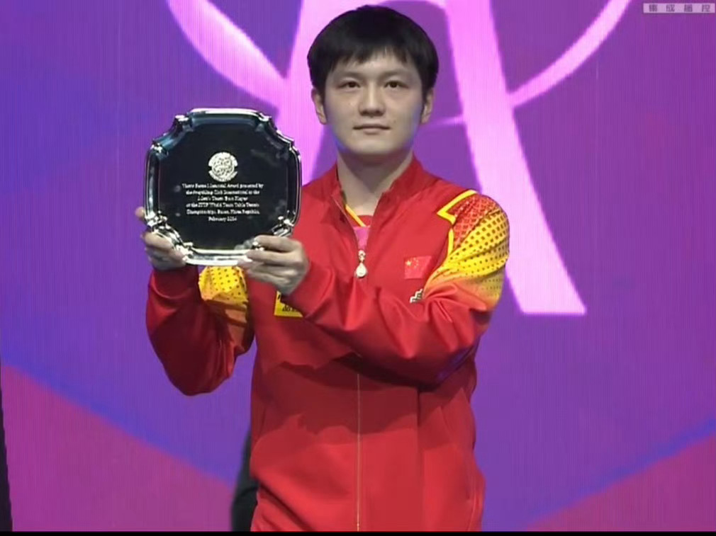 樊振东是天才小饼短圆脸比圆盘还要圆！ 
