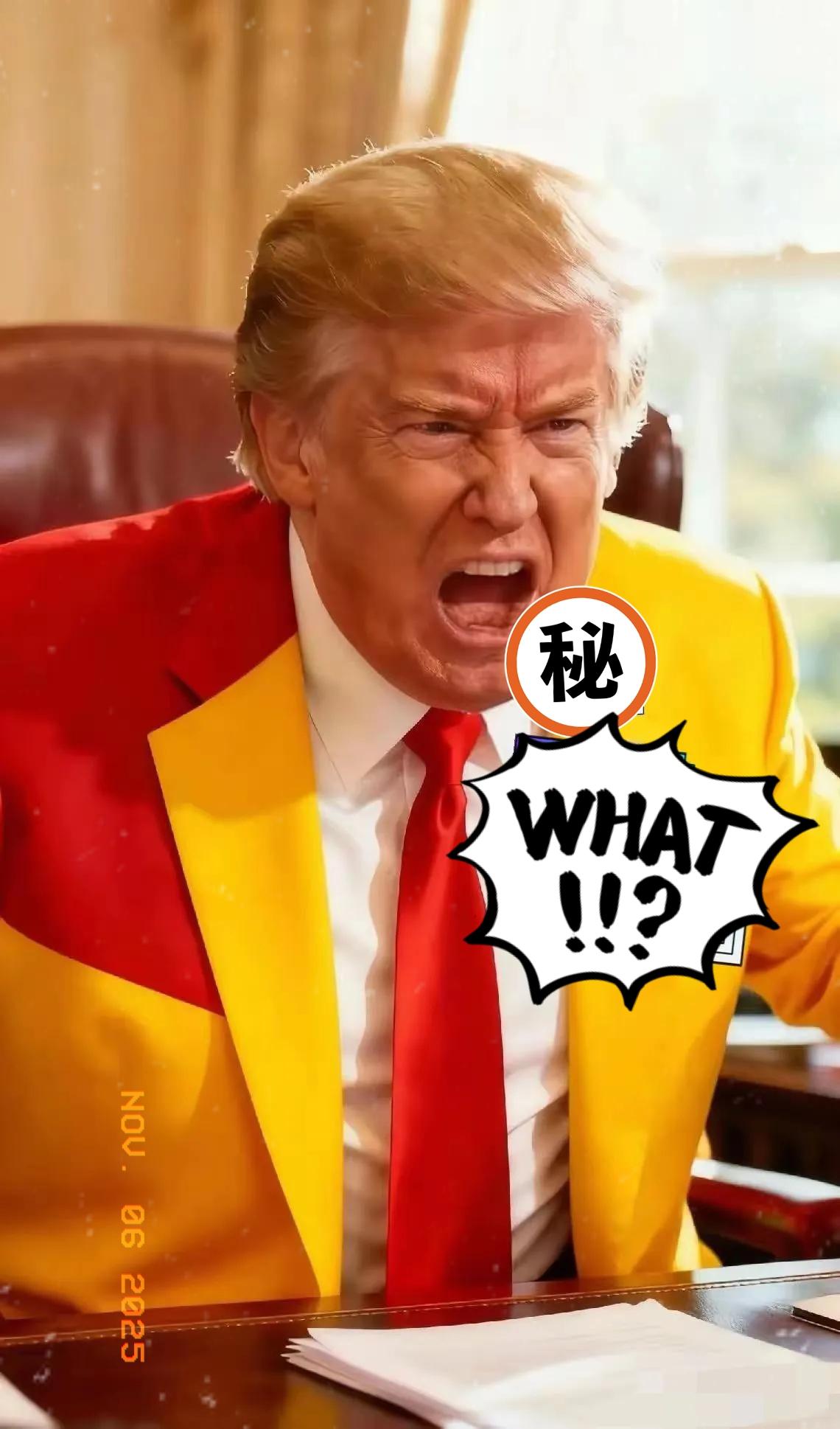 就在刚刚
特朗普突然宣布

特朗普宣布2025年11月6日大选候选人身份，提议终