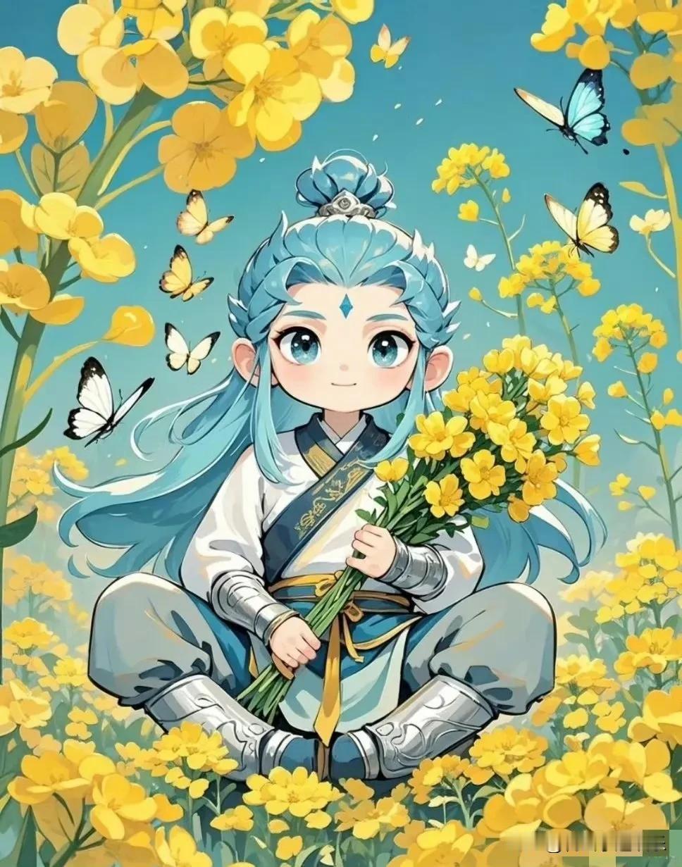 ，点击进入，头条深一度频道
芳香飘逸田园花海哪吒敖丙呆萌壁纸：梦幻联动的童趣之美