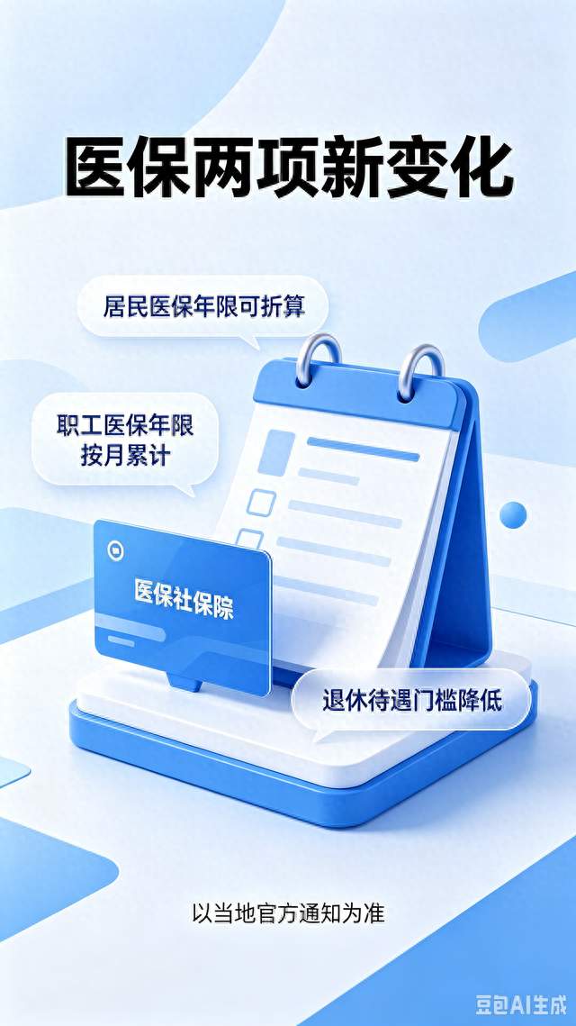 医保两大新动向，缴费年限规则迎来调整