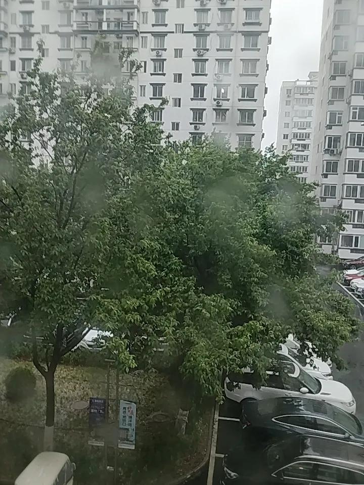 晒出你们现在的天气燕郊今天下了一整天的雨，现在依然在下。