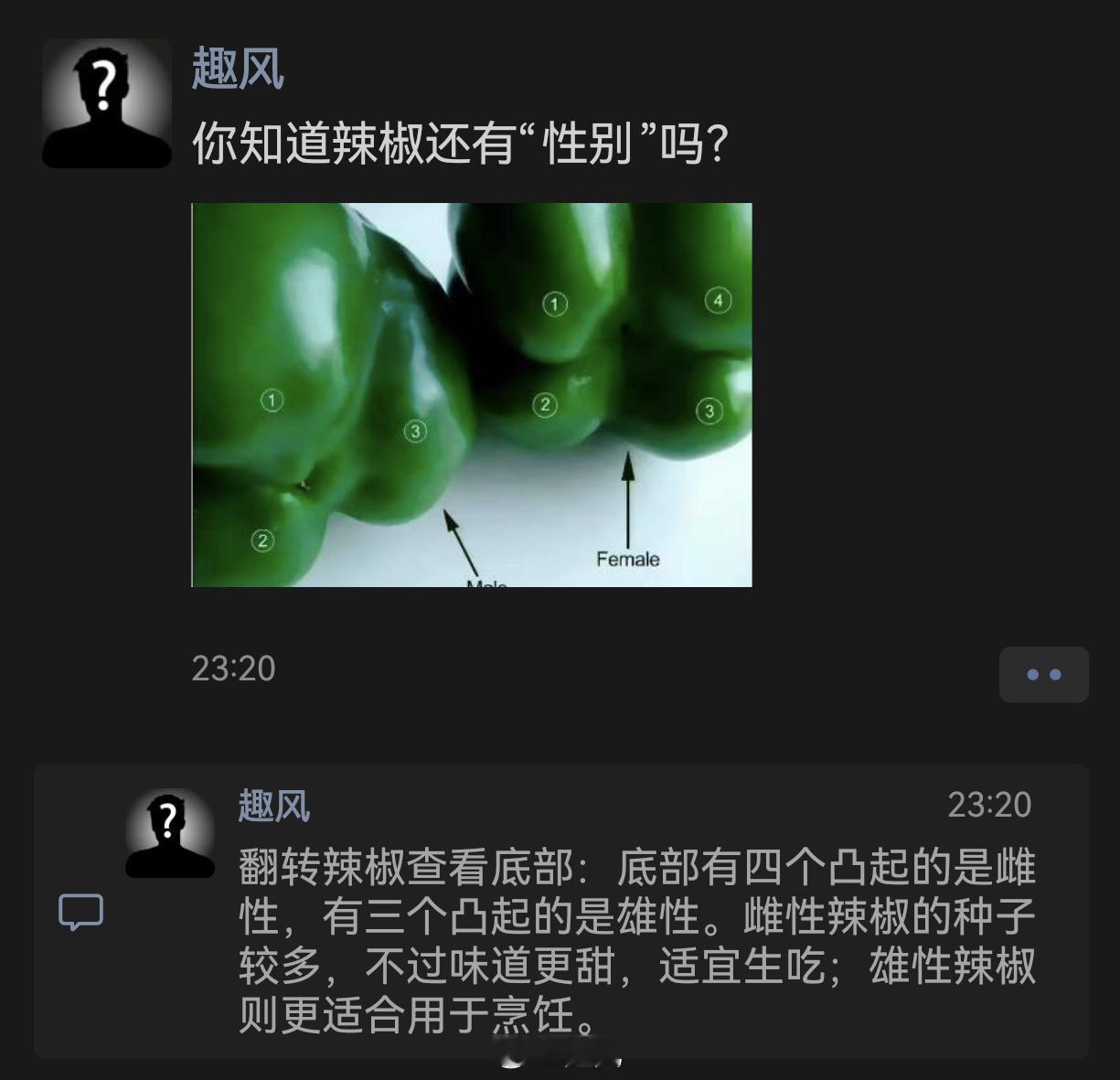 你知道辣椒还有“性别”吗？ 