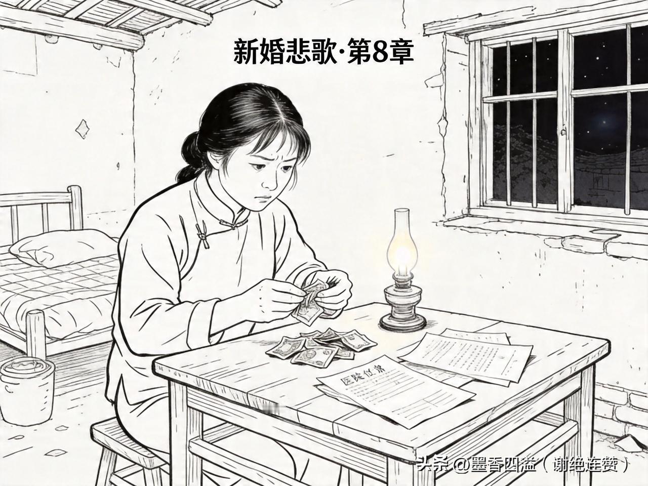 乡士小说：新婚悲歌（上卷）8

      第8章：一周三次透析，一次六百块
