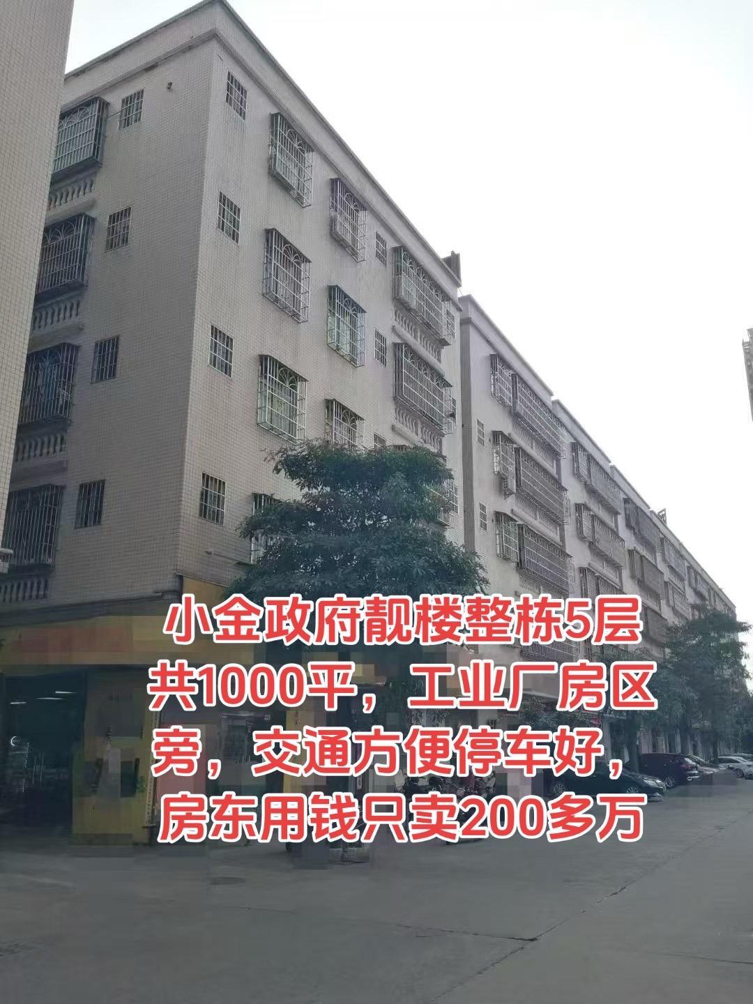 靓楼整栋小金政府靓楼整栋5层共1000平，工业厂房区旁，交通方便停车好惠州 房产
