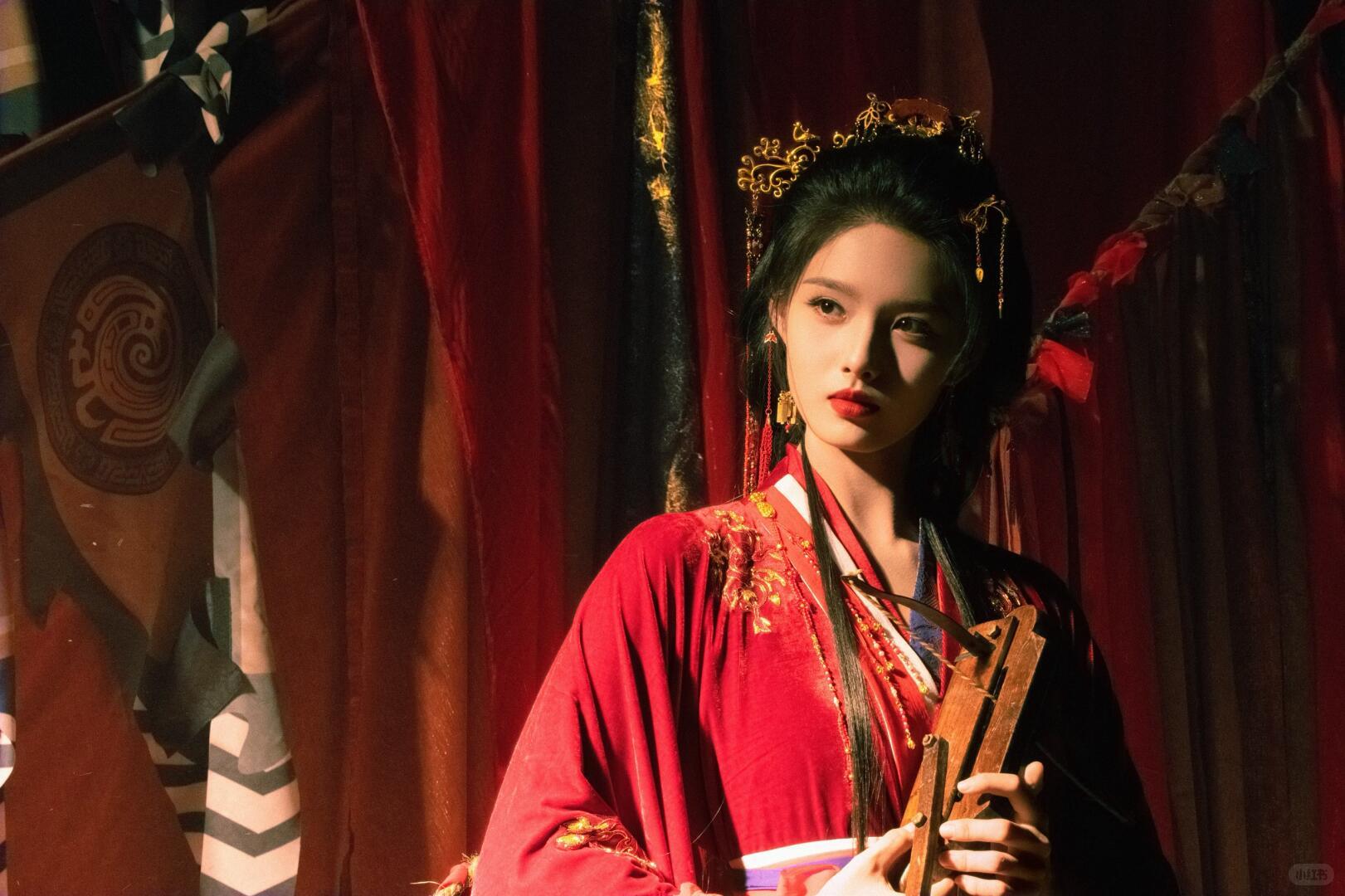 艾米红衣这块艾米演少女好灵动艾米古偶真少女