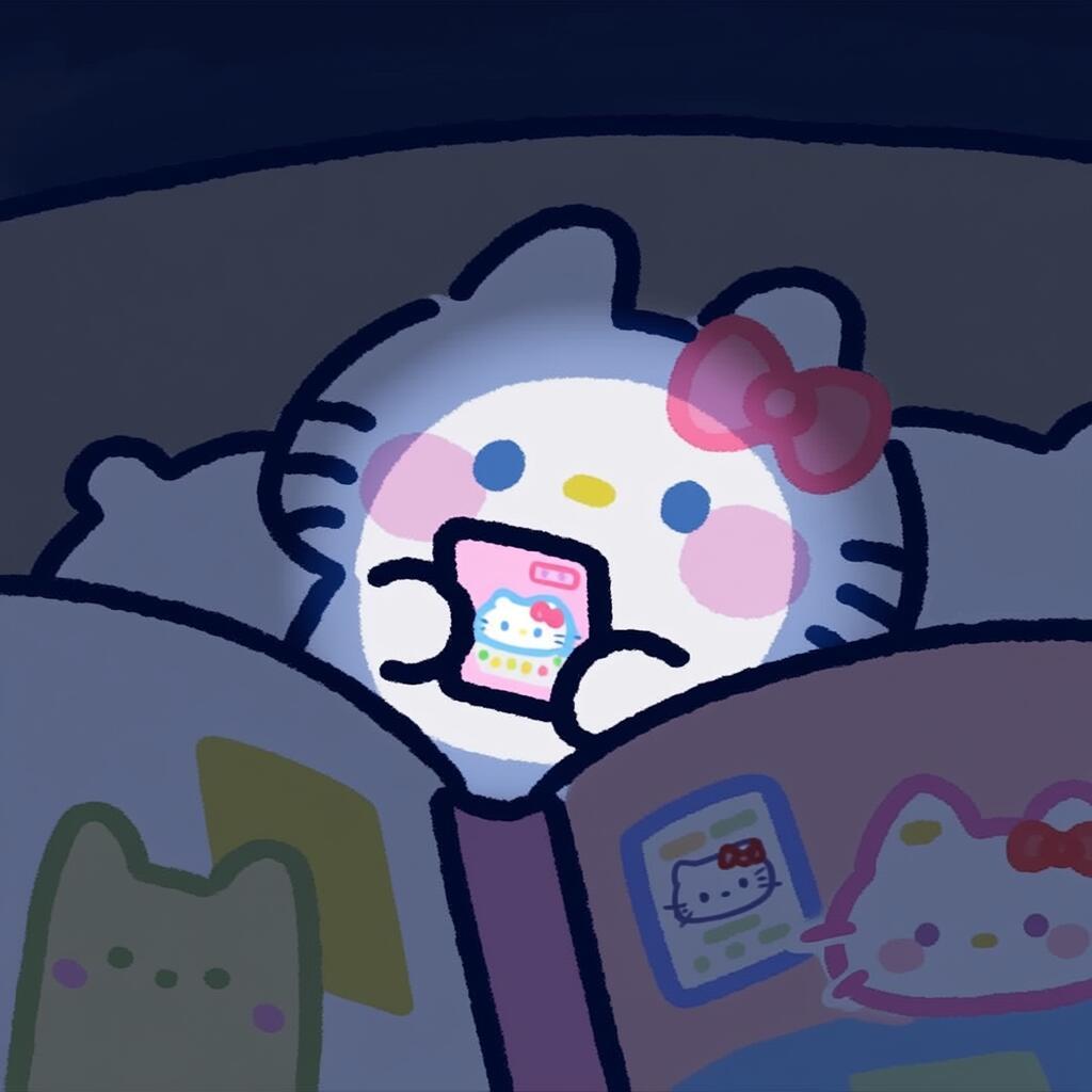 熬夜看世界杯的Kitty💤💤💤 Hello kitty 