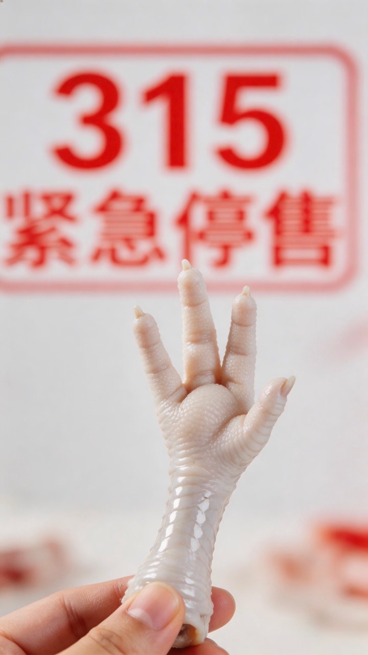 手上的鸡爪瞬间不香了，以后真不敢吃了，毕竟现在的科技和手段，哪怕一些普通检测都不