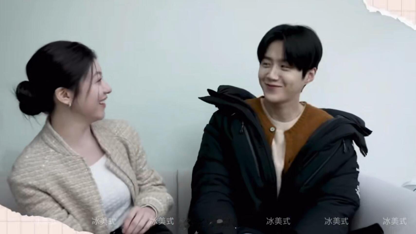 活这么大第一次见男生这个表情你这什么眼神啊虎子!!过于甜腻了吧!高允真‖金宣虎‖