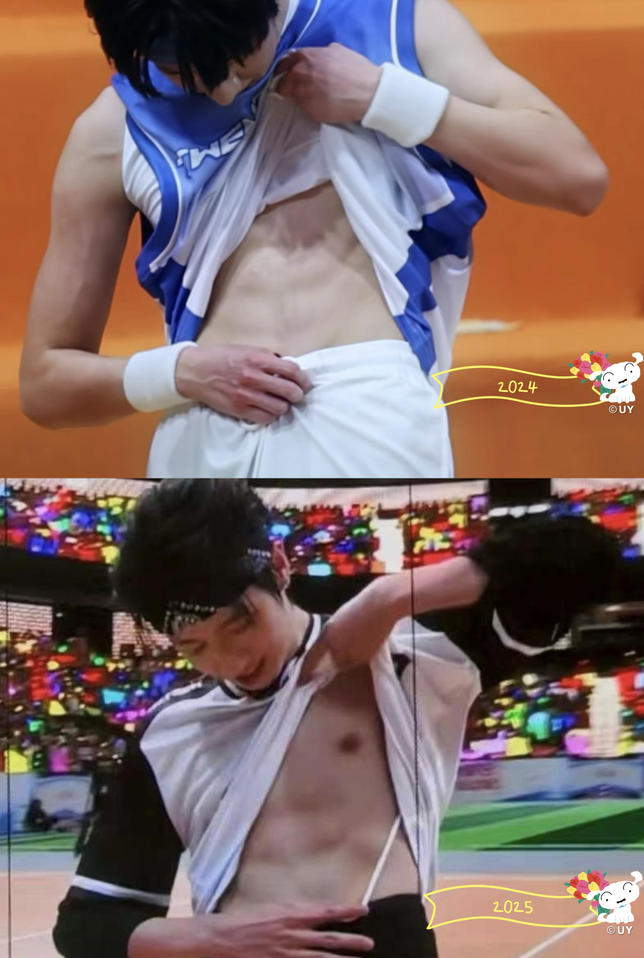 tf家族运动会彩蛋计划 💛2026TF家族运动会我想问问朱志鑫的腹肌。比起24