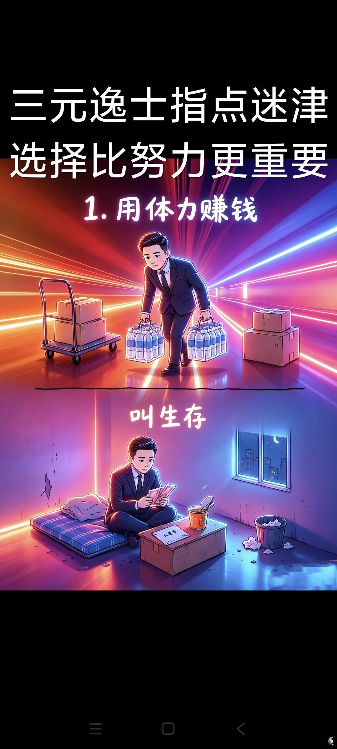 渡人先渡己，余生浅浅爱，慢慢行🔥靠体力谋生的日子，多少人正在经历❤️日复一日耗