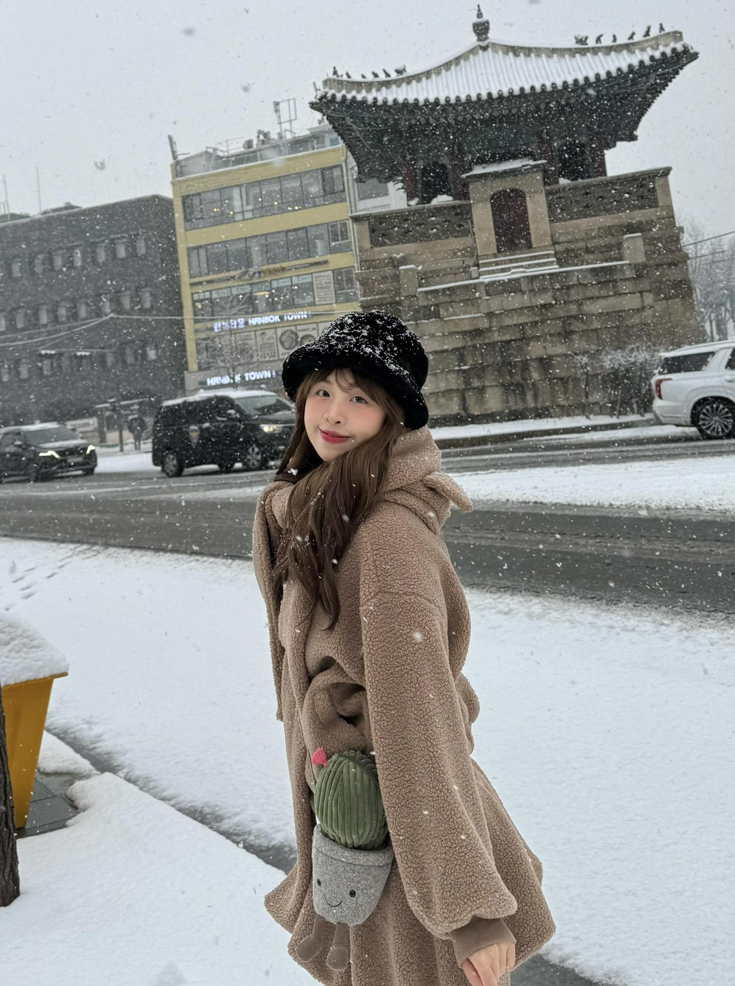 在首尔遇到了下雪，太美了❄️⛄️。年年落雪，雪落年年，慢慢即漫漫，每当...