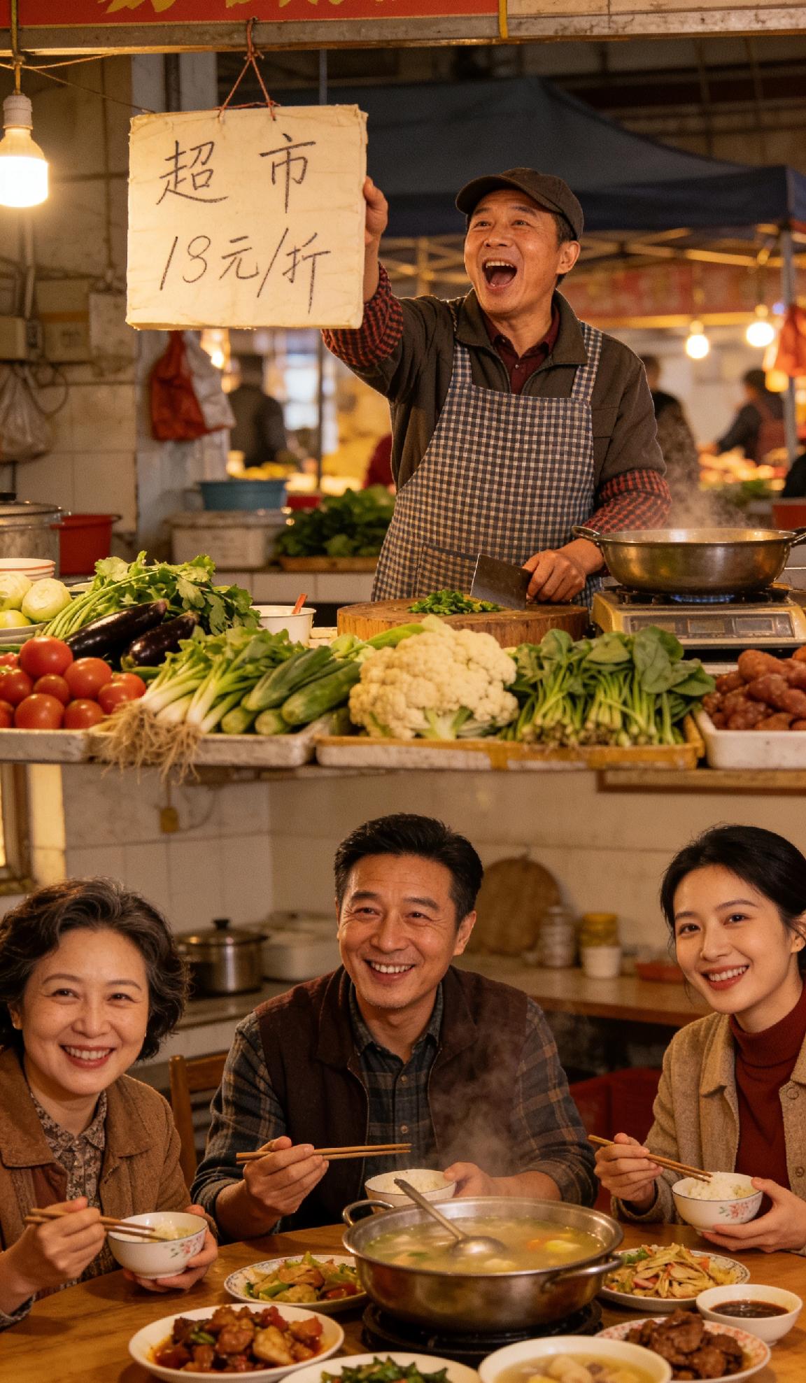 最抚凡人心的，从来都是人间烟火气。清晨菜市场的吆喝声，傍晚厨房里的饭菜香，周末家