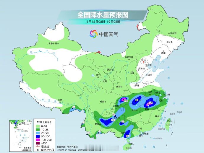 【南方的朋友注意暴雨带，北方的朋友防范雷阵雨】华南等地强降雨持续，需警惕次生灾害