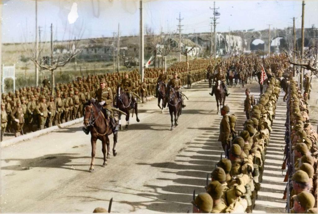 1937年12月13日，南京，四天后，12月17日下午1时30分许，日军华中方面