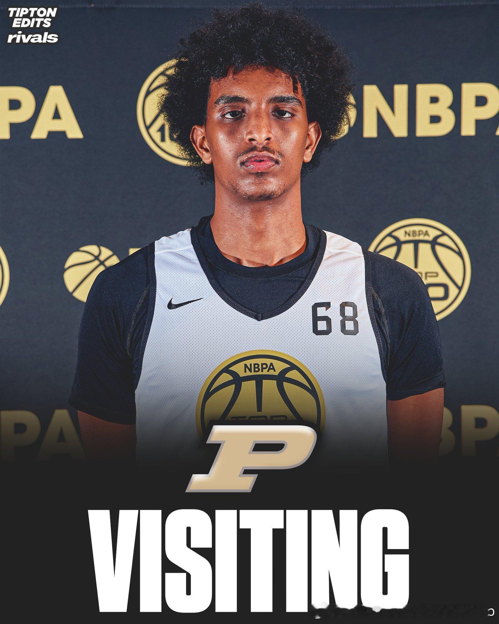 全美四星前锋Ahmed Nur本周访问普渡大学，今年的NBPA Top100训练