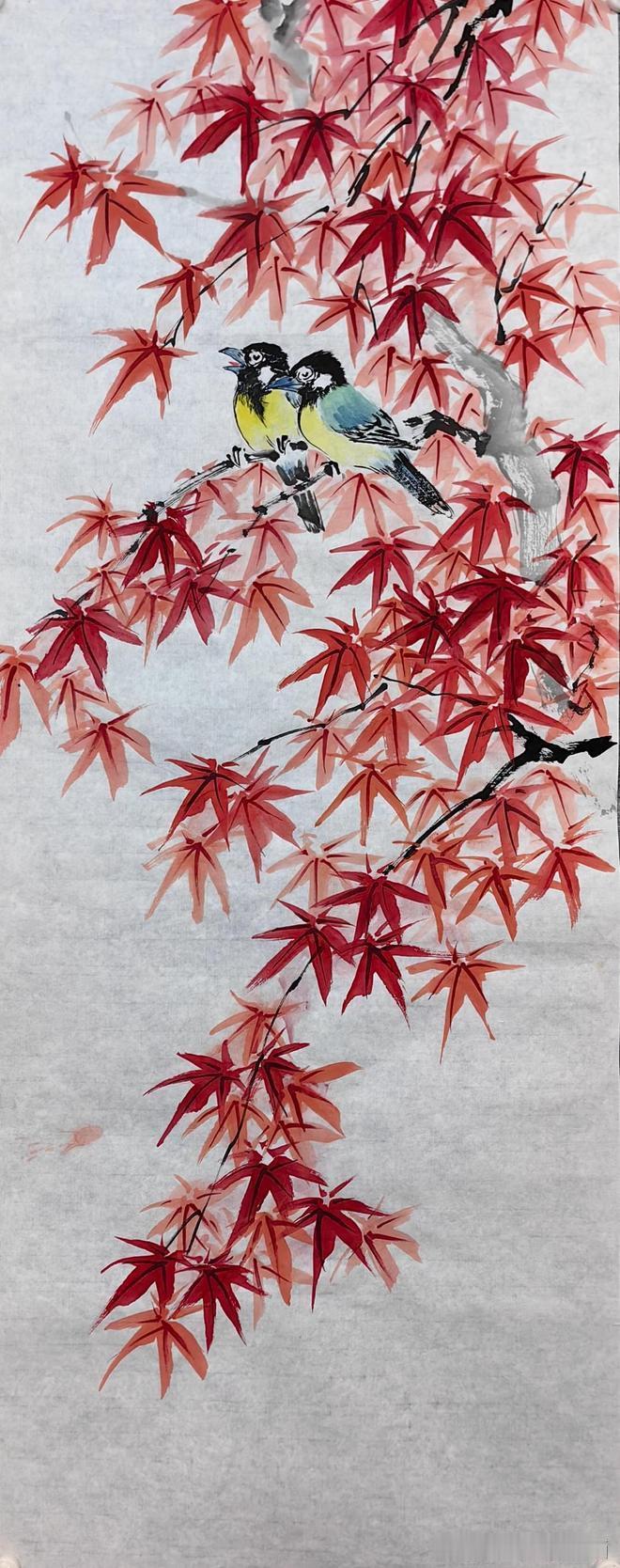 下联：月浸桂香酿新诗

赏析：
此联以“月”对“霜”，皆秋夜之景；“浸”对“染”