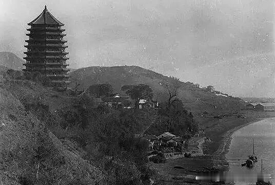 杭州六和塔老照片 