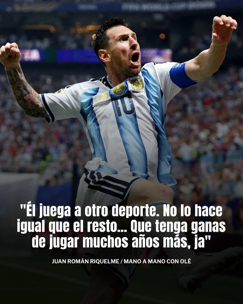 哇，里克尔梅在《奥莱报》上对梅西和他的世界杯的评价真是太棒了❤️🇦🇷🗣️ 