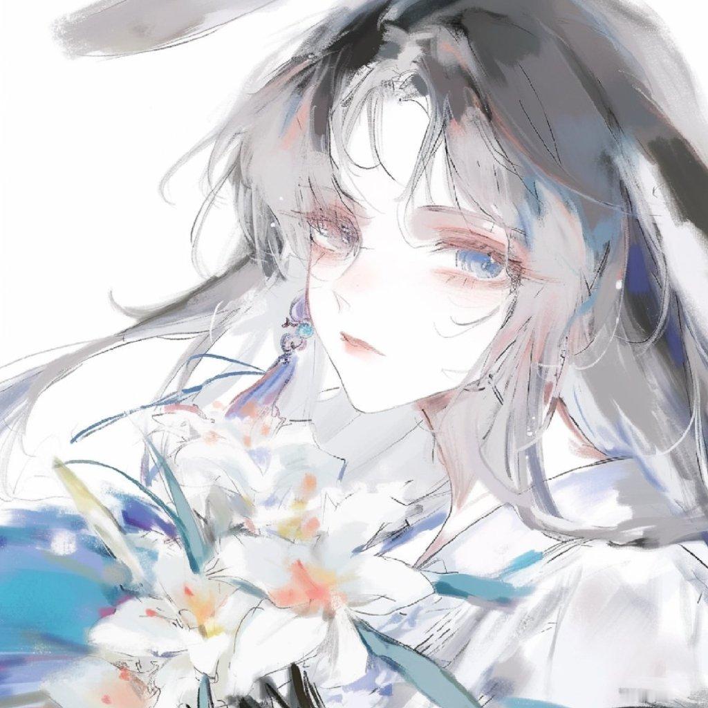 古风头像，温柔百合。 ​​​