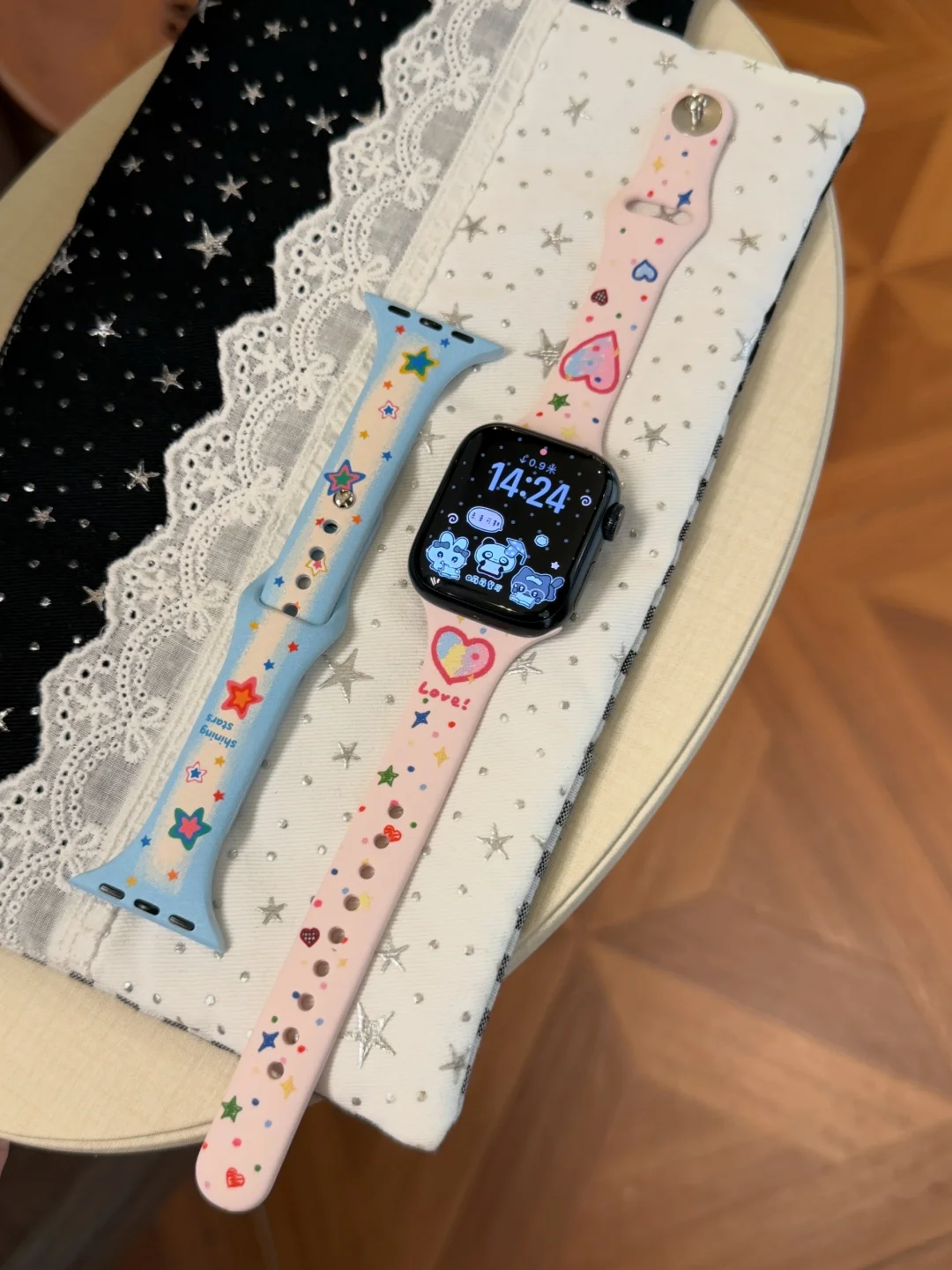 古早轻亚萌萌感🩵💗星星在爆改iWatch
