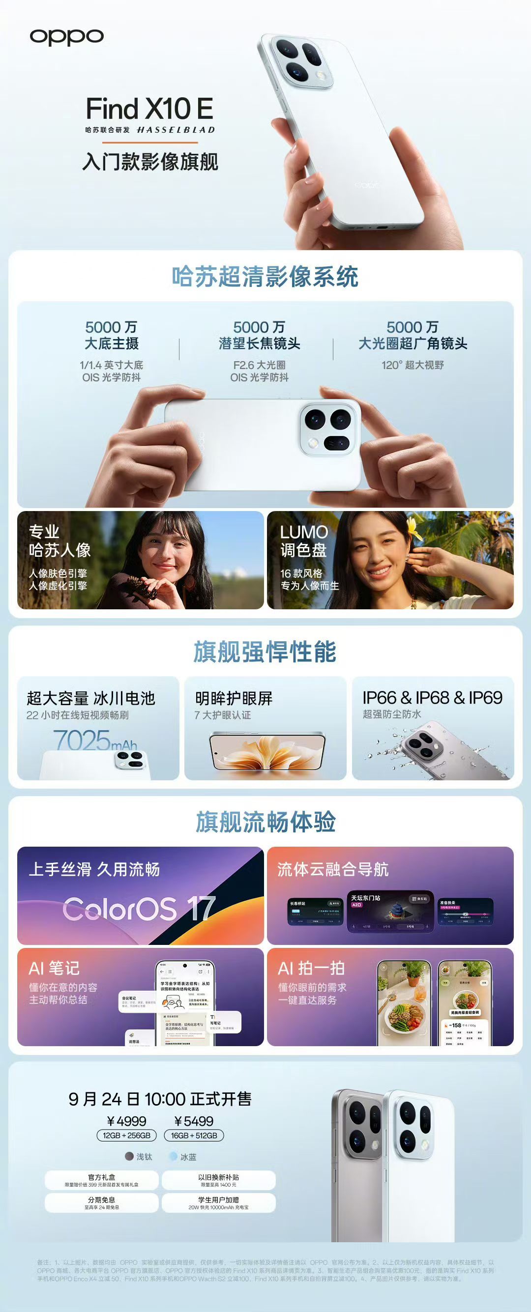 OPPO发布会，今天共带来了3款新机Find X10 E、Find X10和Fi