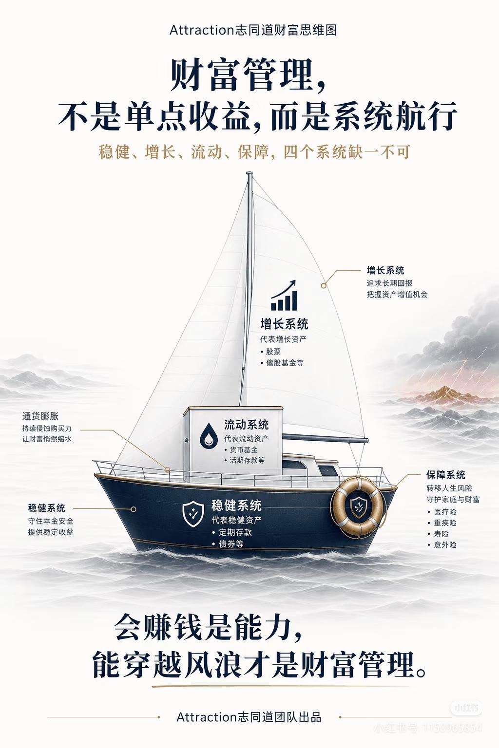 很多人一辈子只钻研怎么多赚钱，却不懂怎么守住钱，一场意外、一轮熊市就能把多年积蓄