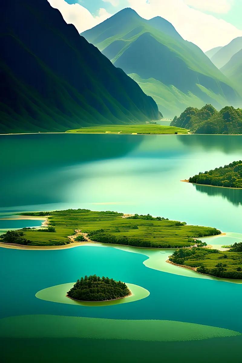 下联：绿水蕴精神。

（图片来自网络）